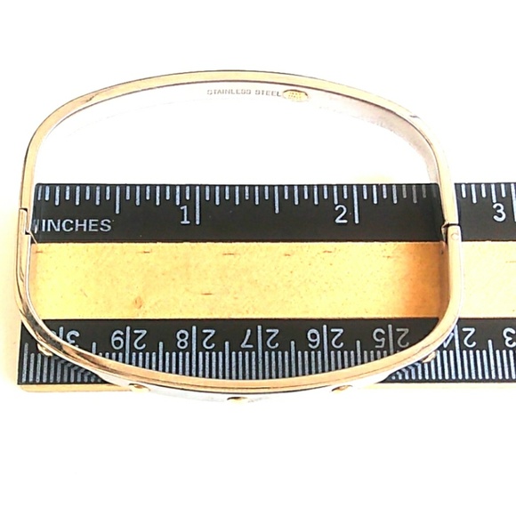 VTG SOLID 18K Gold & Stainless Steel MILOR ITALY - Picture 7 of 8